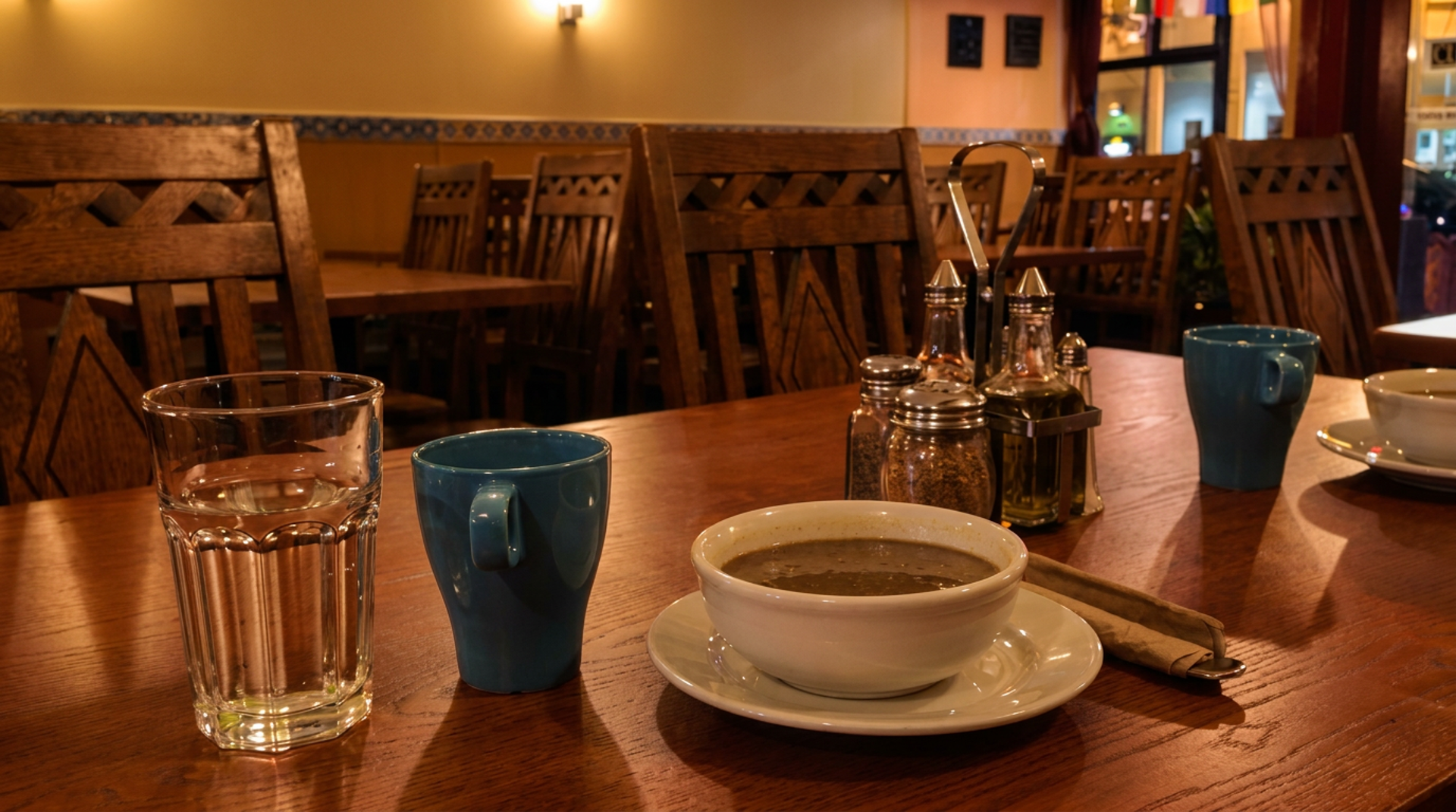 Tea and water